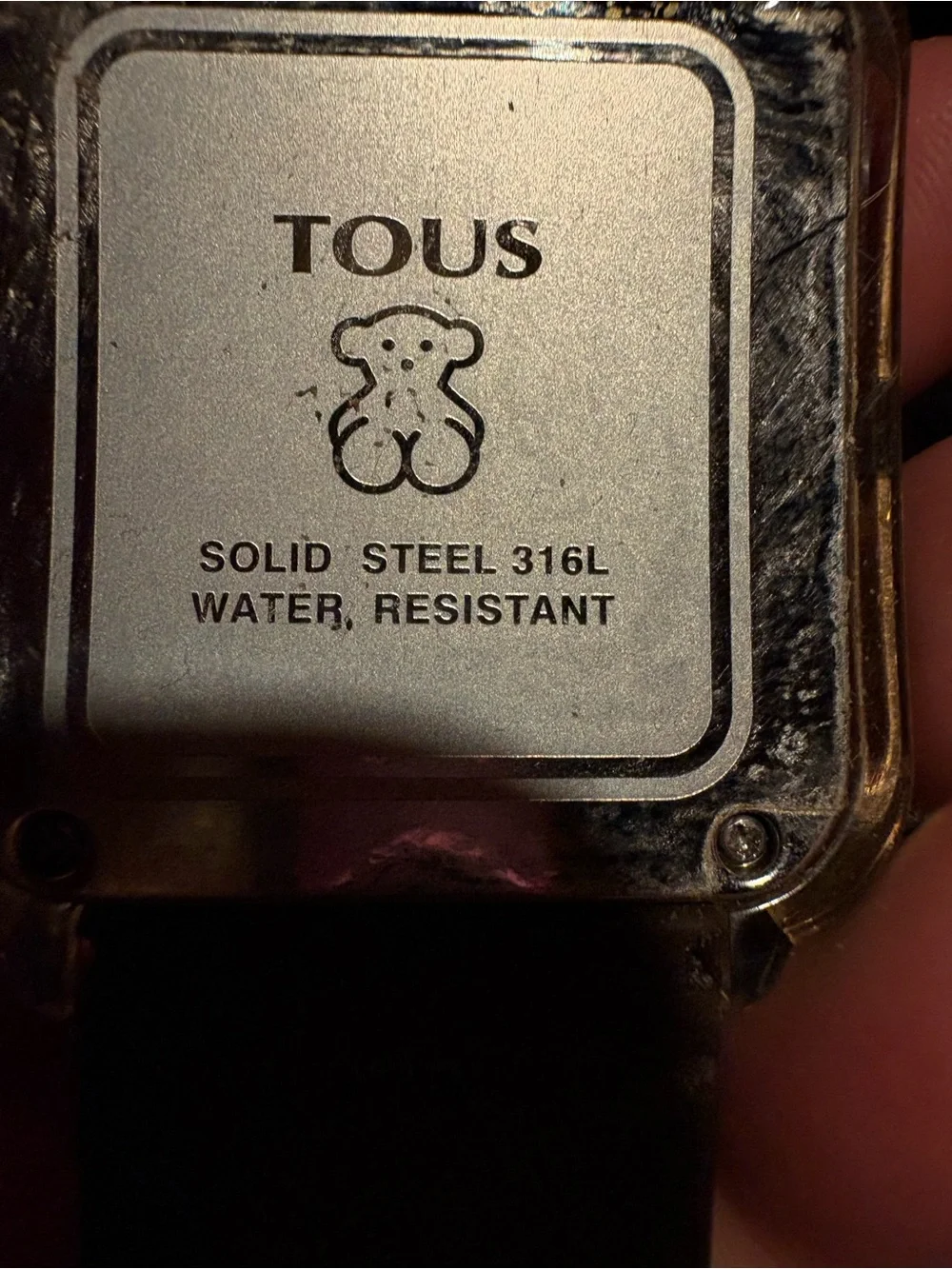 TOUS Rose Steel Watch Case with Brown Strap